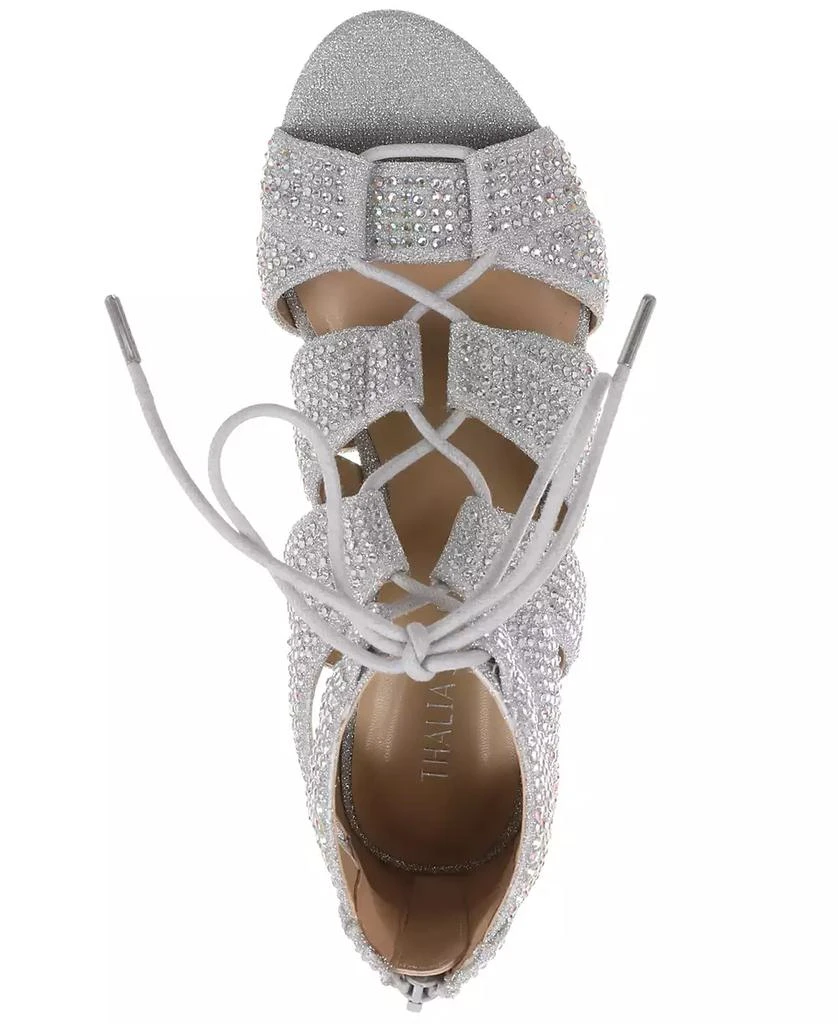 Thalia Sodi Women's Sandy Lace-Up Stiletto Sandals 4