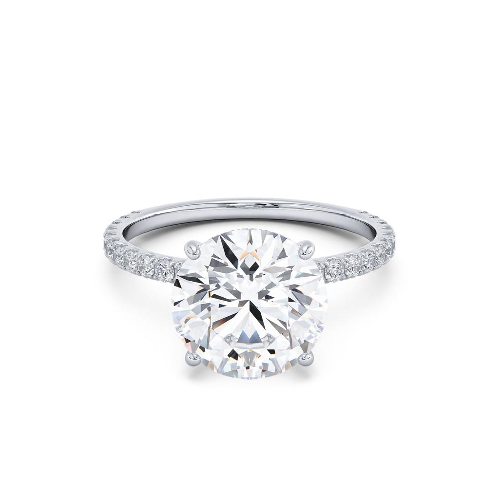 SSELECTS 3 Carat F Color Vs2 Certified Engagement Ring