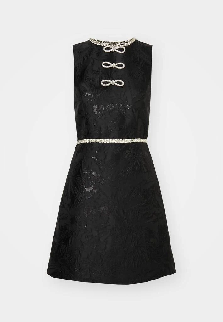Alice + Olivia Alice + Olivia - Ellis Embellished Bow Mini Dress 4