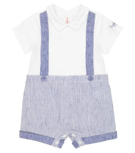 IL GUFO Baby linen romper 1