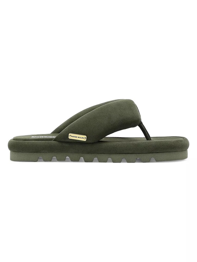 Naked Wolfe Hilary Suede Flip Flops 1