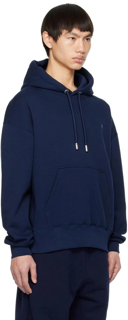 AMI Paris Navy Ami de Coeur Hoodie 2