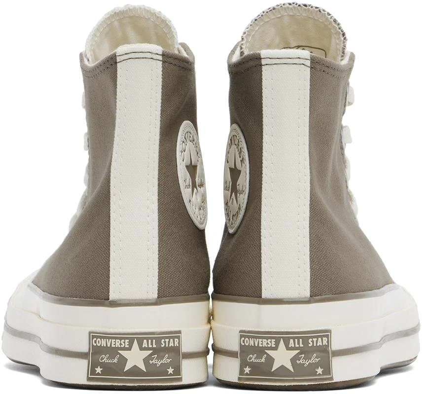 Converse Taupe Chuck 70 Worn-In High Top Sneakers 2