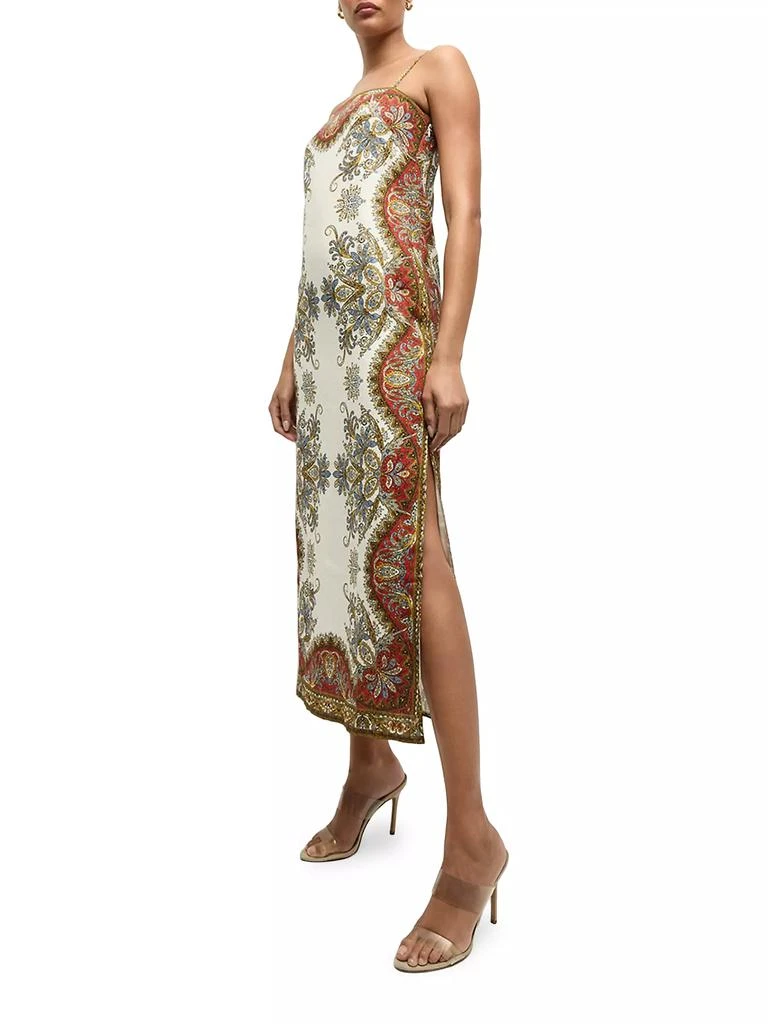 VERONICA BEARD Petra Printed Slip Dress 3