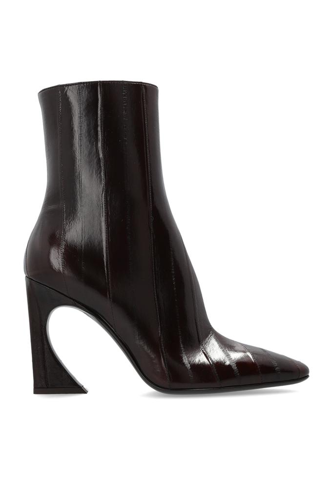 Fendi First F-Shaped Heel Ankle Boots – On Sale Now with Up to 38