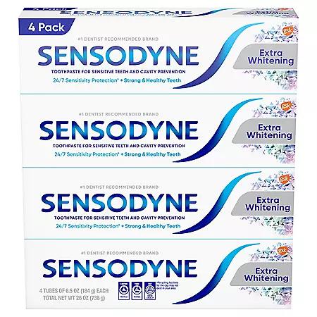 Sensodyne Sensodyne Extra Whitening Toothpaste, 6.5 oz., 4 pk.