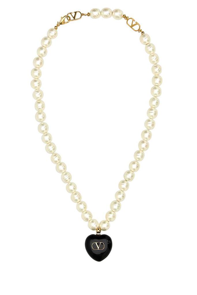 【関税・送料込み】Valentino Garavani Ovalette Necklace Valentino Garavani Ovalette Metal Necklace for Man in Gold