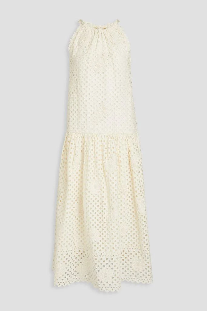 Ulla Johnson Stella broderie anglaise cotton midi dress 1