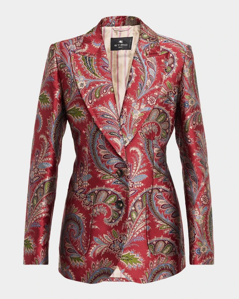 ETRO Floral Brocade Single-Breasted Jacket 1