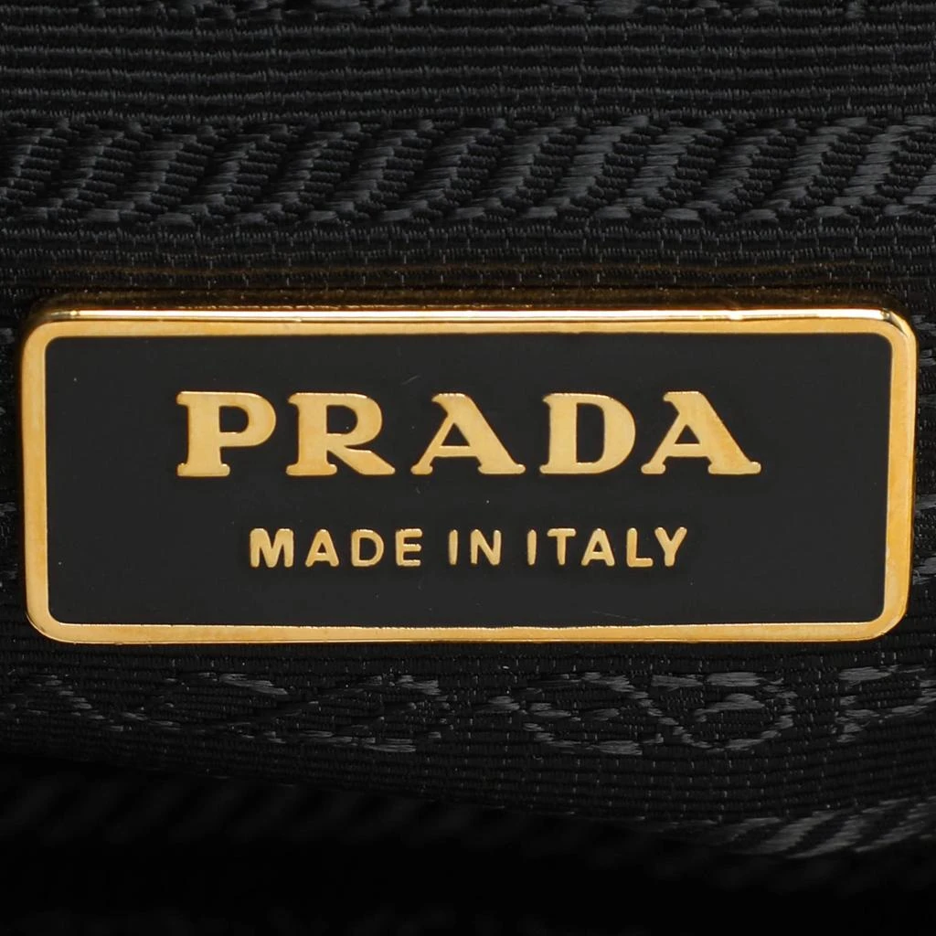 Prada Prada Black Matelasse Leather Top Handle Bag 16