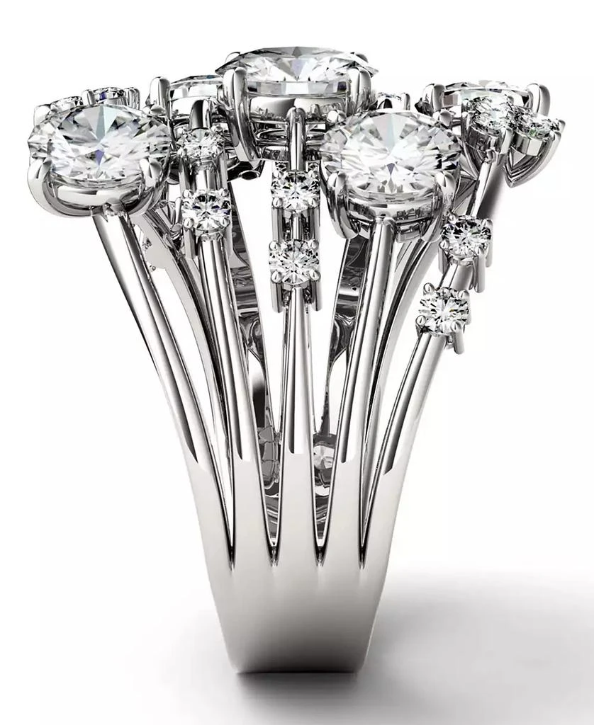 Charles & Colvard Moissanite Galaxy Fashion Ring (3-1/8 ct. t.w. Diamond Equivalent) in 14k White Gold 4