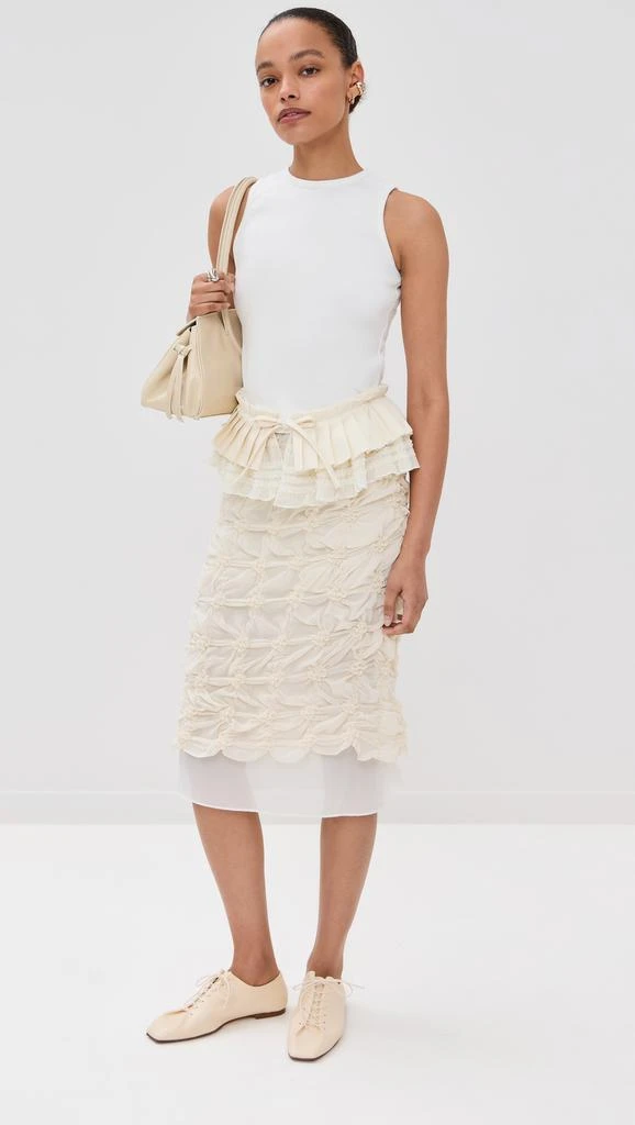Rokh Scrunched Chiffon Skirt 4