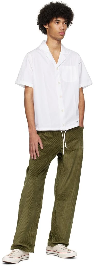 Noah White Drawstring Shirt 4