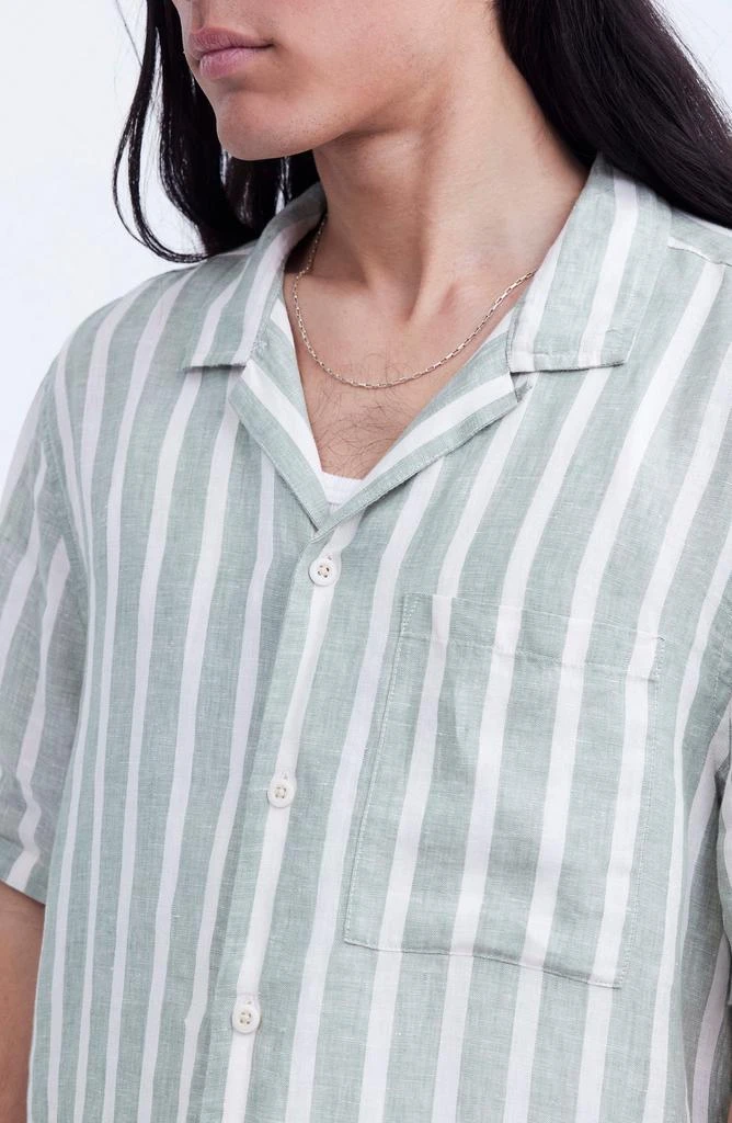 Madewell Men's Easy Linen Short Sleeve Shirt 4