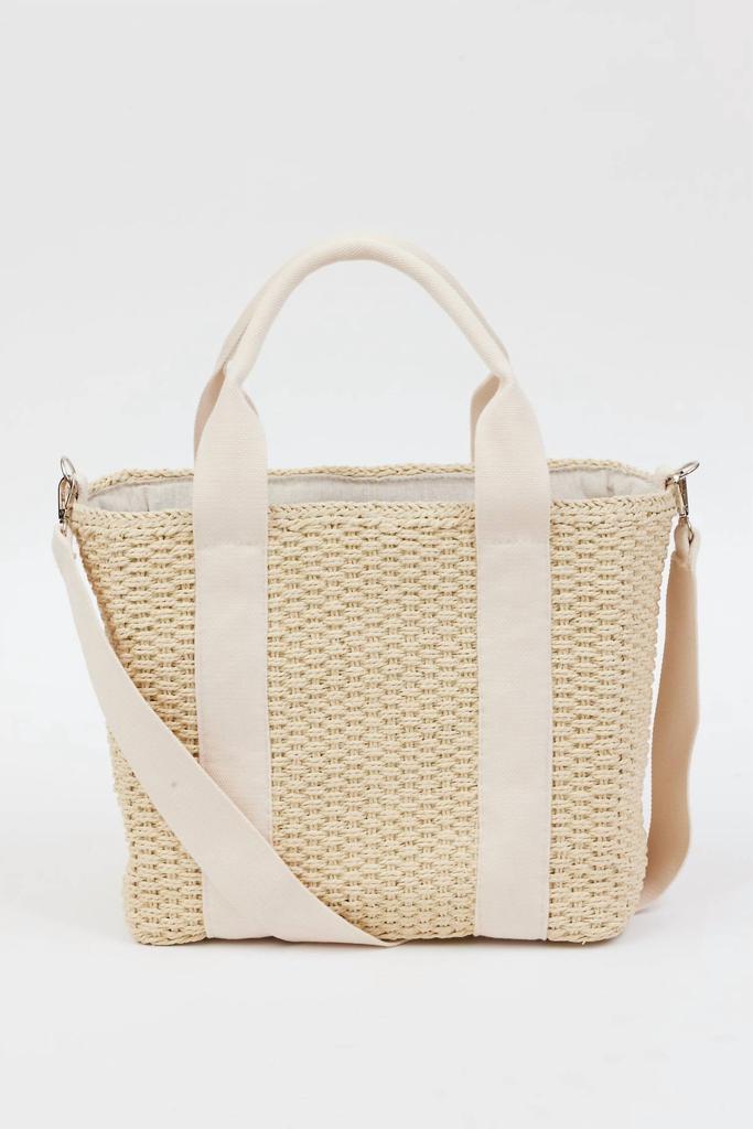 Hat Attack Hat Attack - Women's Modern Straw Cooler Tote Bag