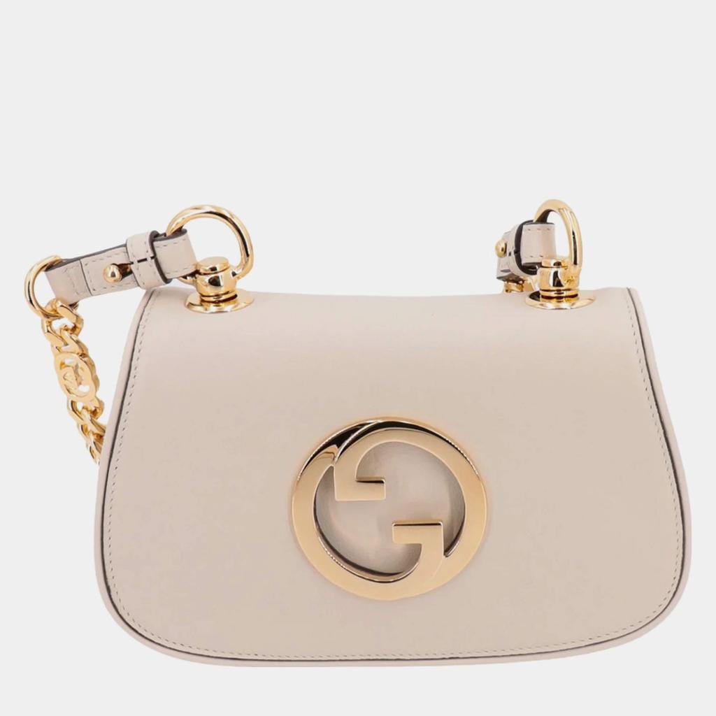 ショルダーバッグ・ポシェット Gucci Ivory Leather Gucci Blondie Crossbody Bag Gucci Gucci White Ivory Leather Gucci Blondie Crossbody Bag