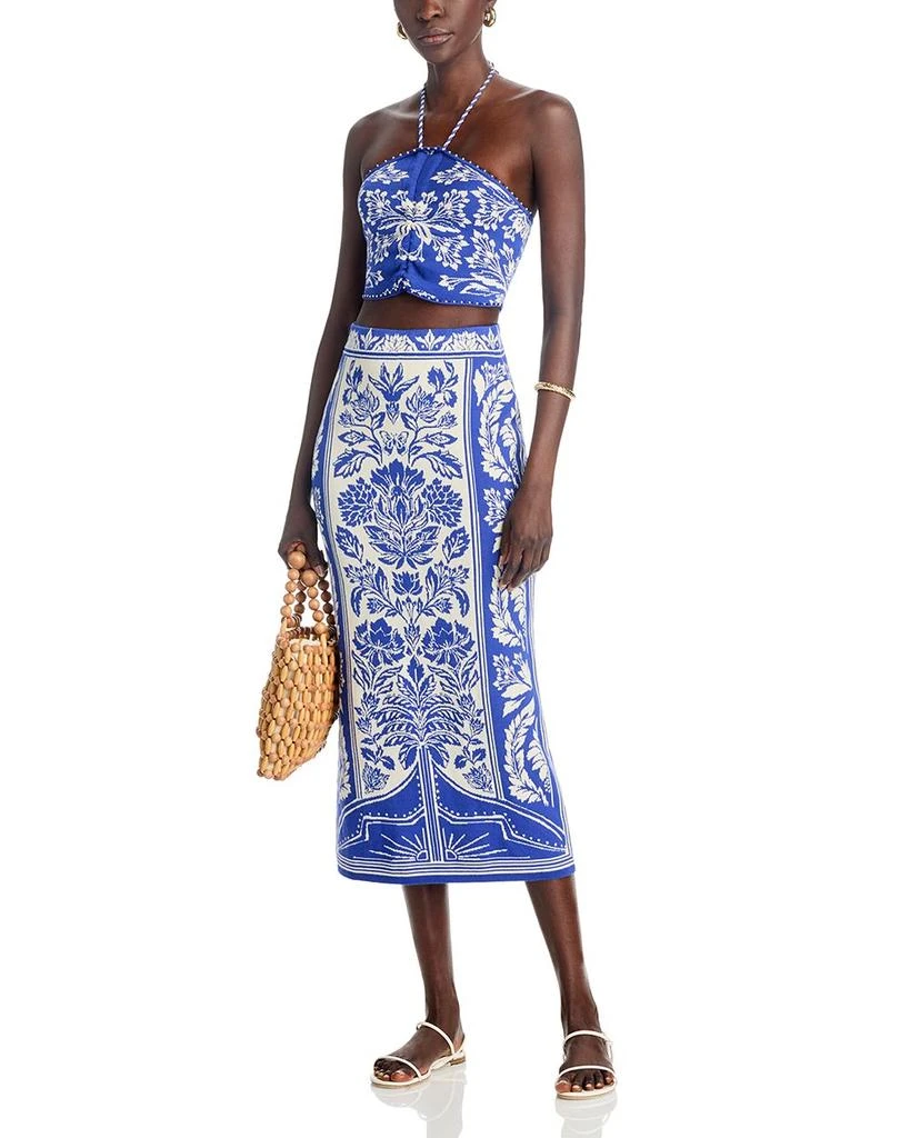 Farm Rio Tapestry Knit Skirt 2