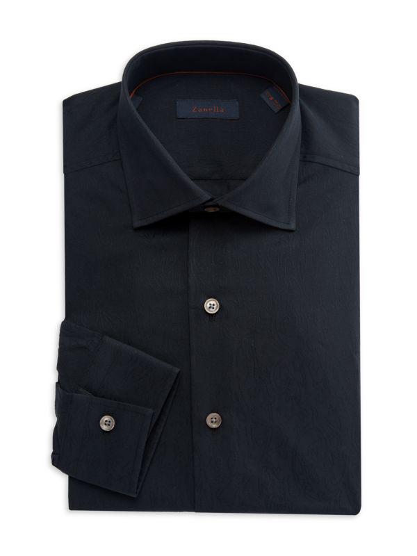 Zanella Spread Collar Dress Shirt