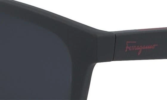 Salvatore Ferragamo 57mm Rectangular Sunglasses 3