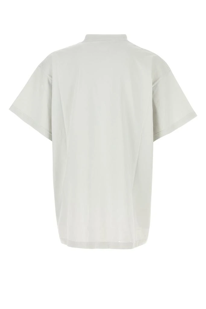 Balenciaga Light grey cotton oversize t-shirt 2