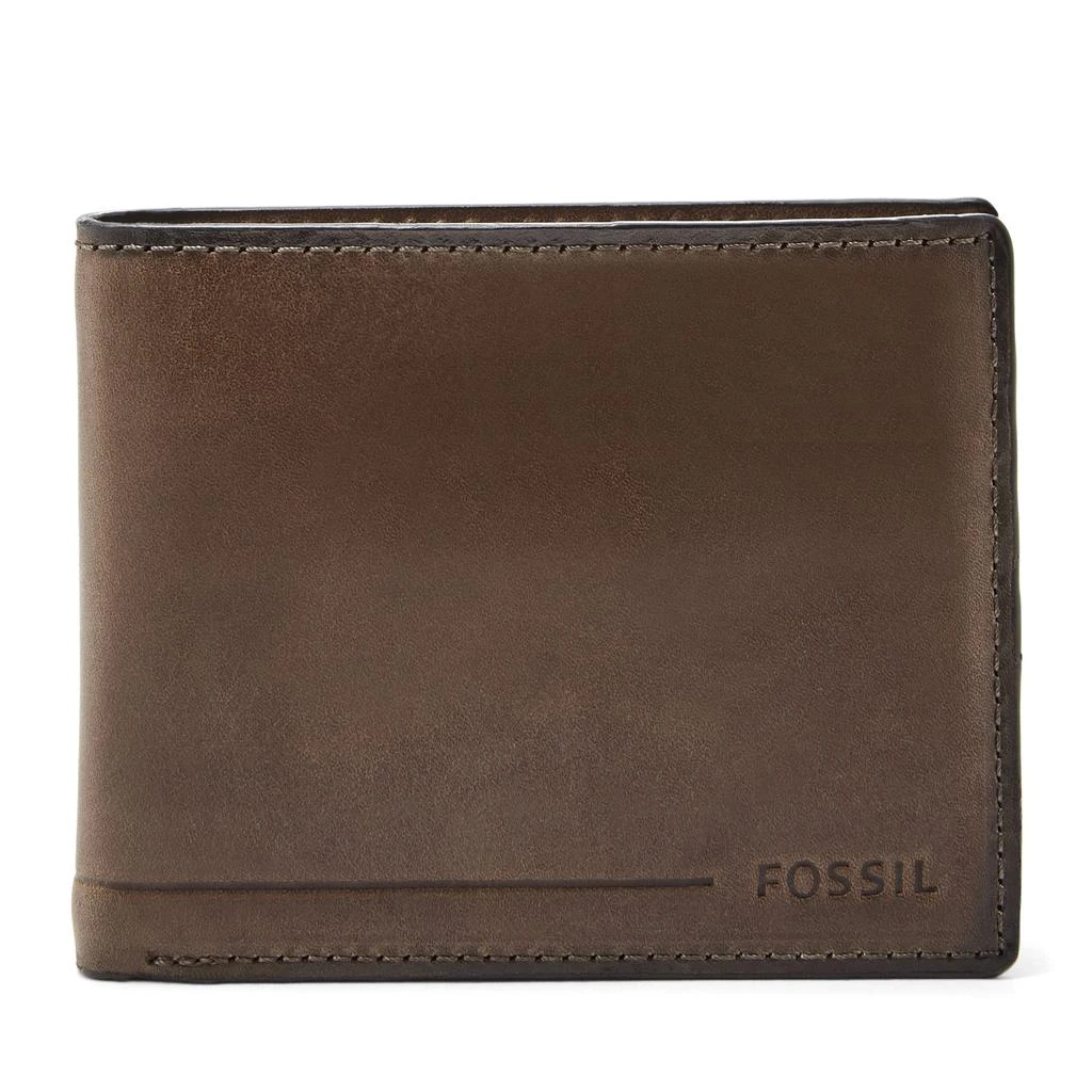 Fossil Fossil Men's Allen Leather RFID Passport Case 1