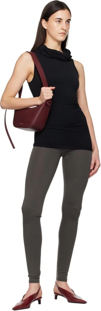 Jil Sander Burgundy Knot Small Bag 4