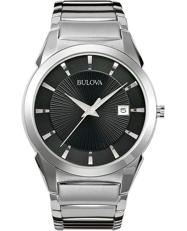 Bulova Bulova Casual Black Dial Stainless Steel Men's Watch 96B149 1