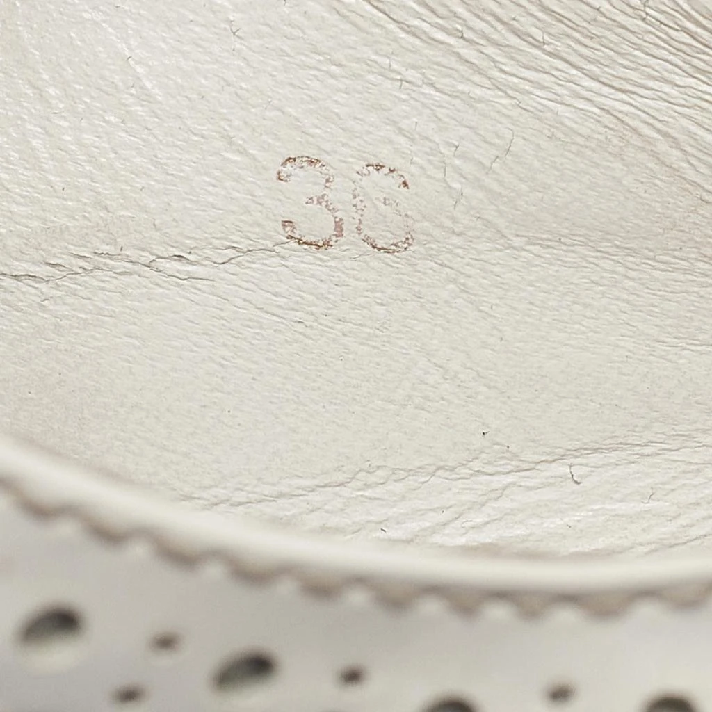 Prada Prada White Patent Leather Derby Sneakers Size 36 8