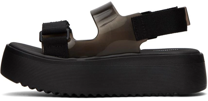 Melissa Black Brave Papete Platform Sandals 3
