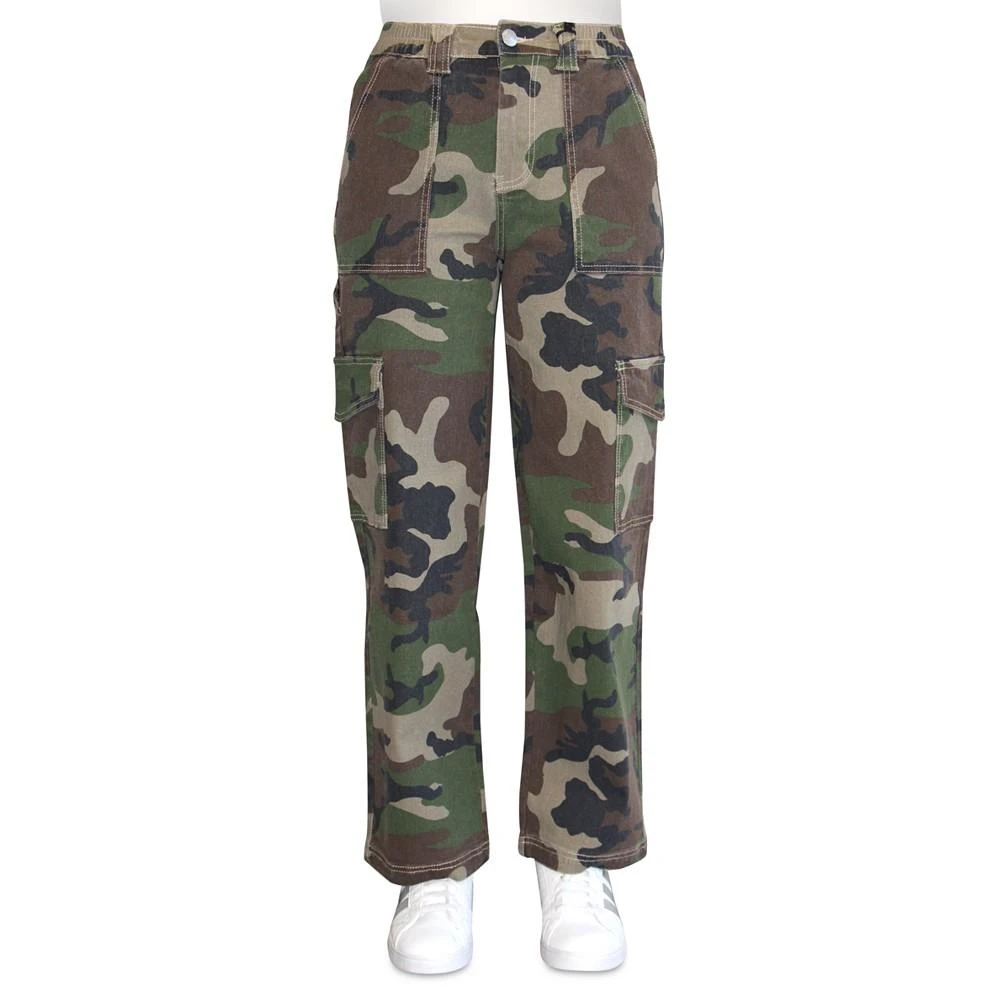 Almost Famous Crave Fame Juniors' High-Rise Utility Cargo Skater Pants 1