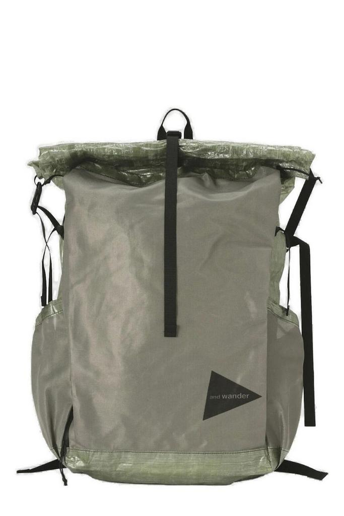 And Wander And Wander Logo Printed Backpack