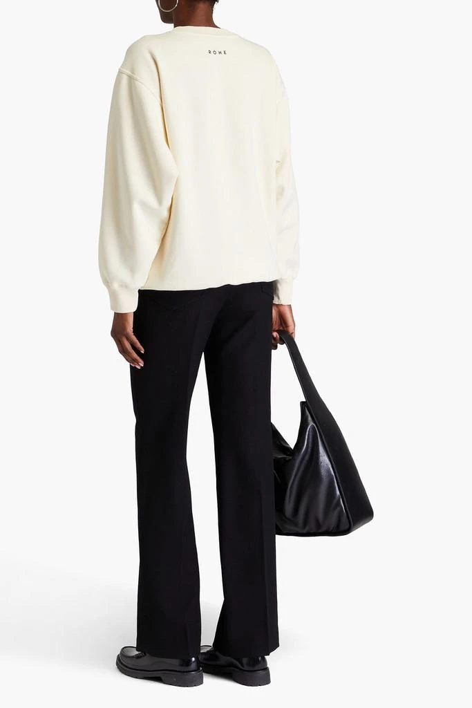 RÓHE Cotton-blend fleece sweatshirt 3