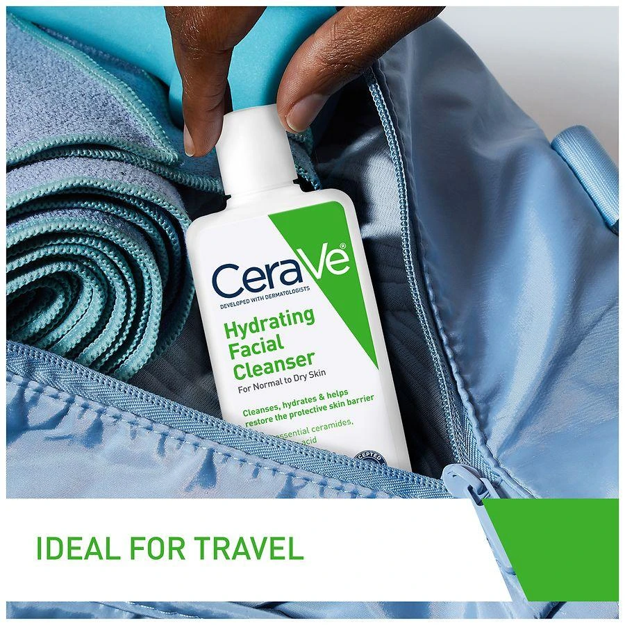 CeraVe Travel Size Hydrating Face Cleanser for Sensitive & Dry Skin 9