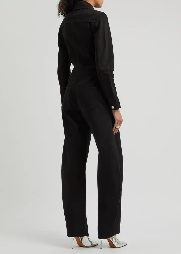 Alaïa Darted denim jumpsuit 3