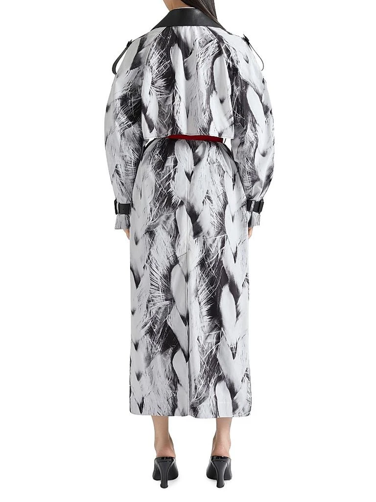 Givenchy Trench-Coat in Taffetas with Hair Print 3