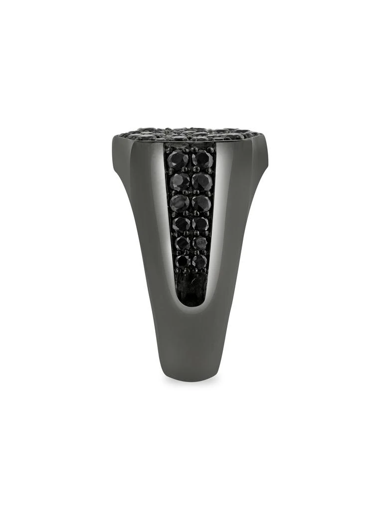 Effy Sterling Silver 
2.50 TCW Black Spinel Ring 2