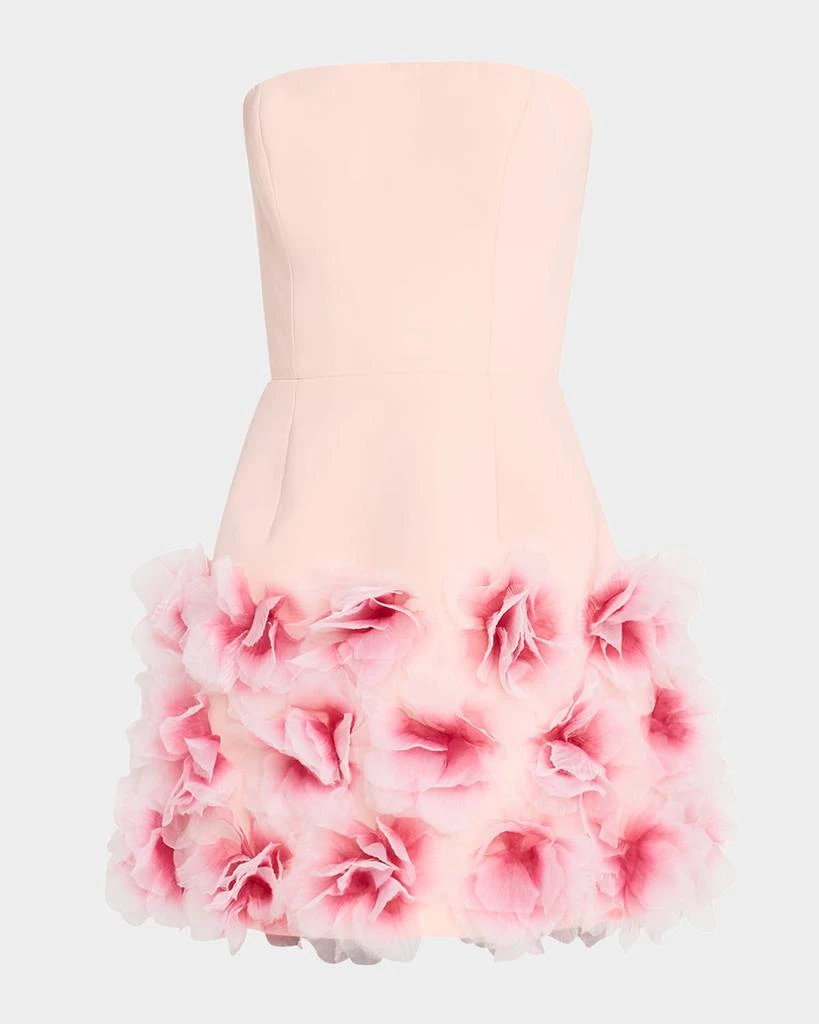 knee length dresses for ladies Pink Rosette Long Sleeve Mini Dress – CHICIDA