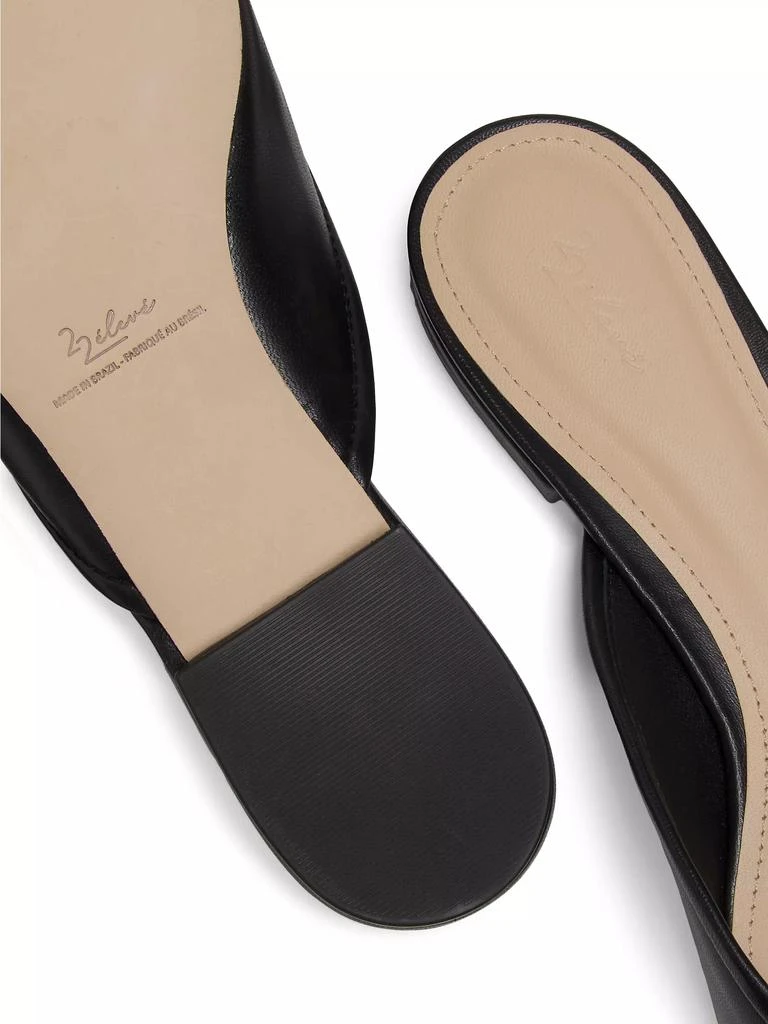 22élevé Bow-Embellished Leather Ballet Mules 6