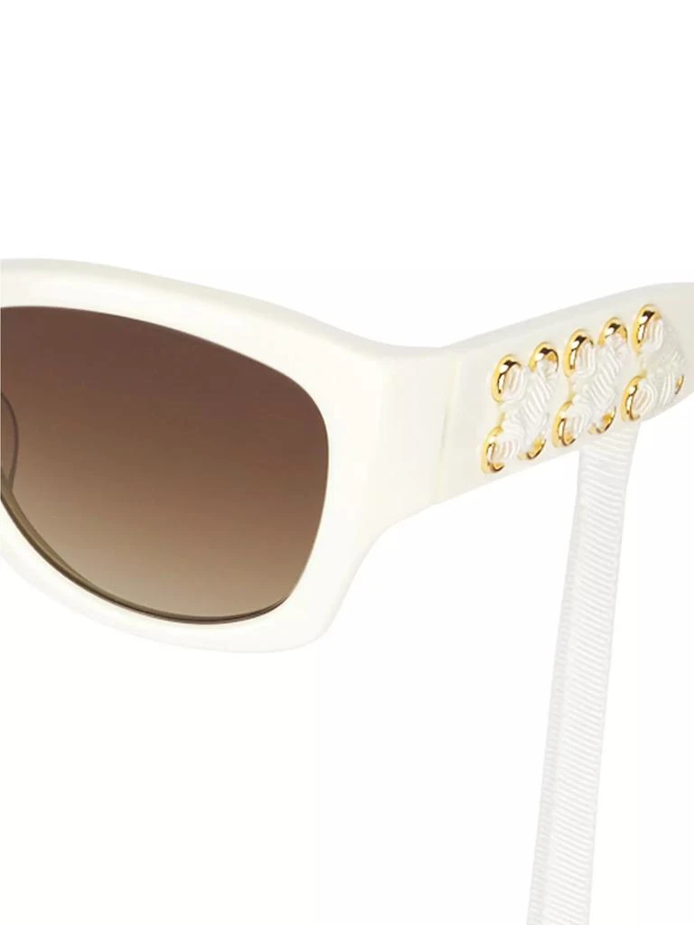 Barton Perreira Cora 56MM Rectangular Sunglasses 3