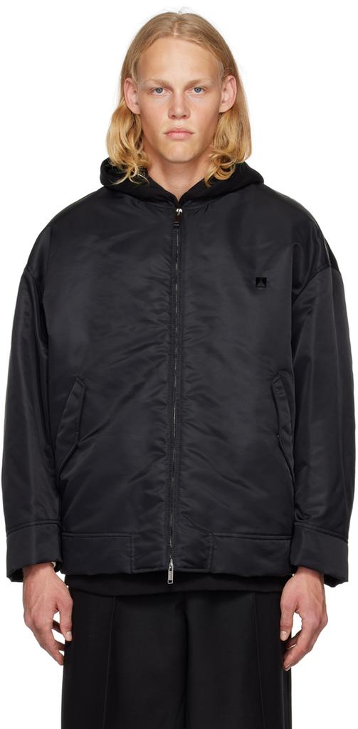 ジャケット・アウター VALENTINO Bomber Jacket with VLogo Print Valentino nylon bomber jacket with embroidery and print