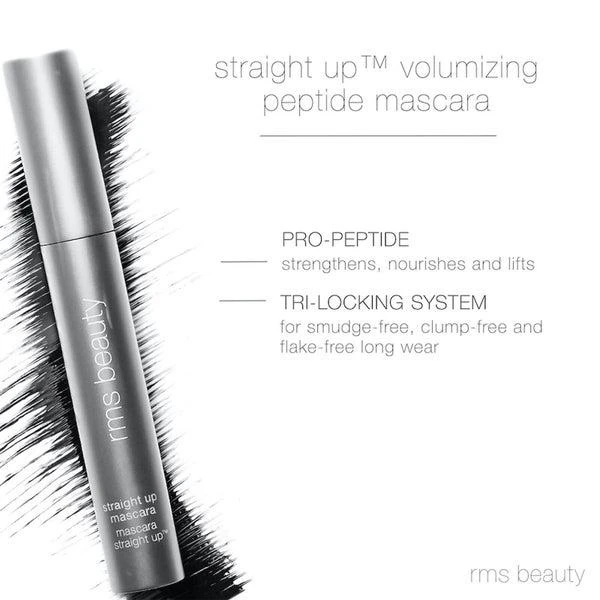 RMS Beauty RMS Beauty Straight Up Volumizing Peptide Mascara 10ml - HD Black 7