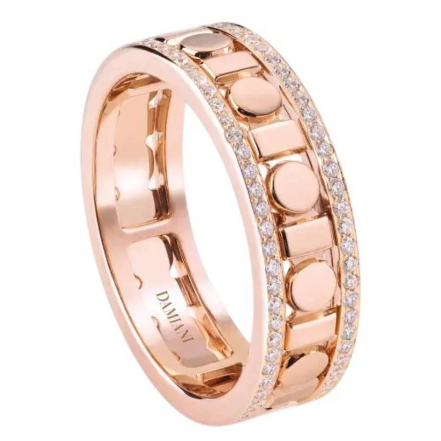 Damiani Belle Epoque Reel Rose Gold 0.37 CT Diamond Ring