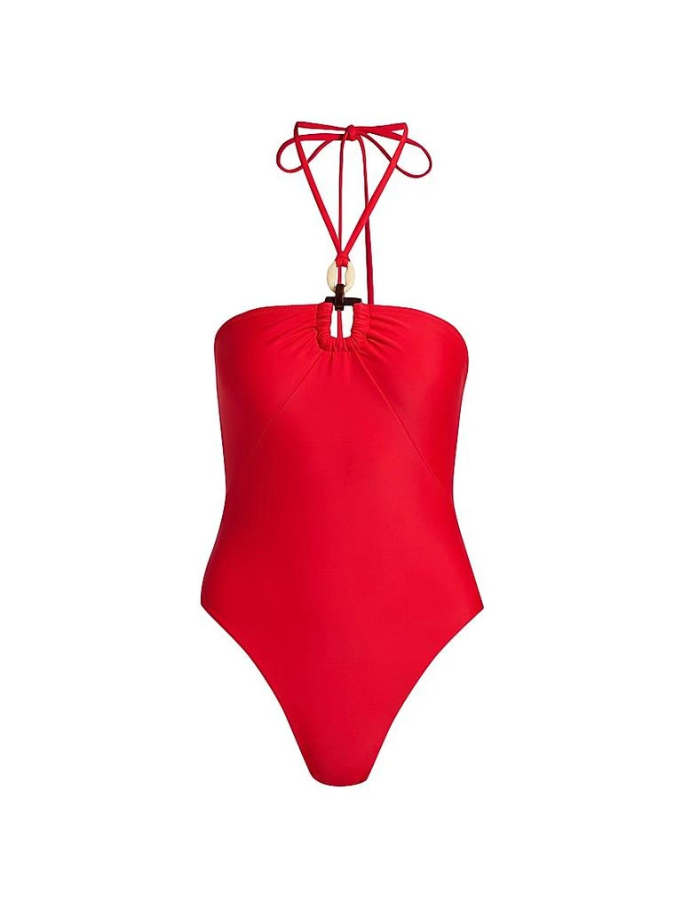 Ramy Brook Marjorie Halterneck One-Piece Swimsuit