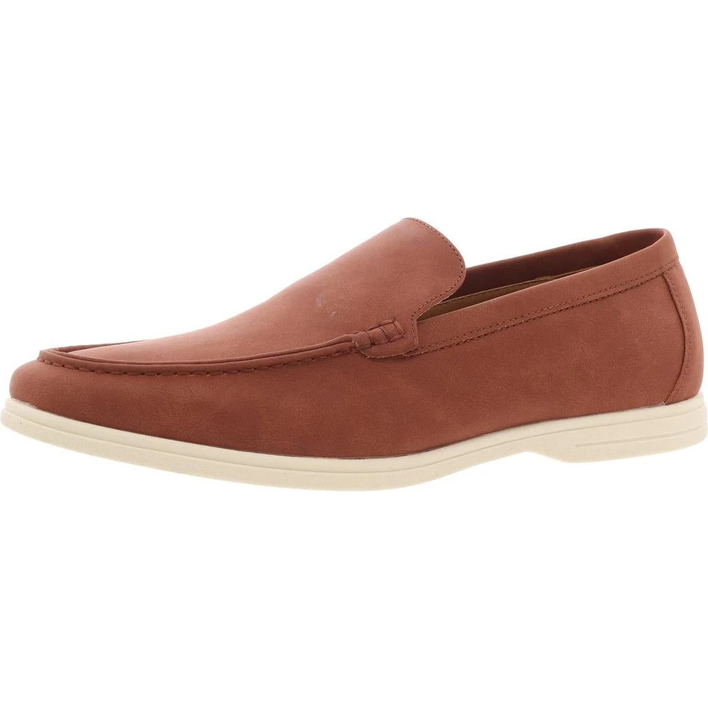 Alfani Porter Mens Faux Leather Memory Foam Loafers 7