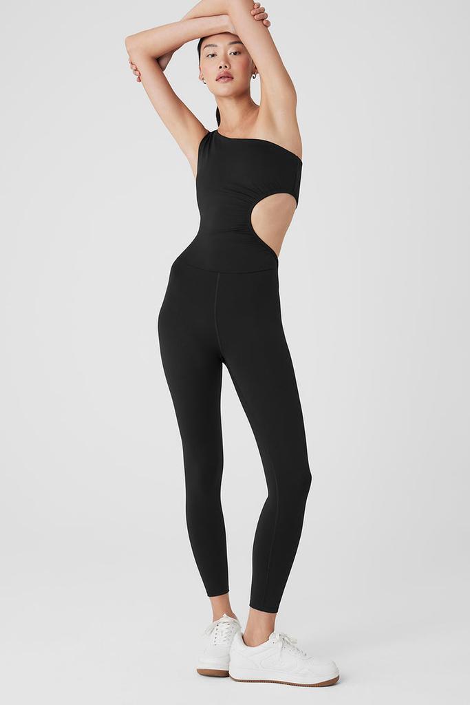 Tシャツ・カットソー [Alo Yoga] Airlift 7/8 Decadent Bodysuit Airlift 7/8 Decadent Bodysuit - Espresso | Alo Yoga