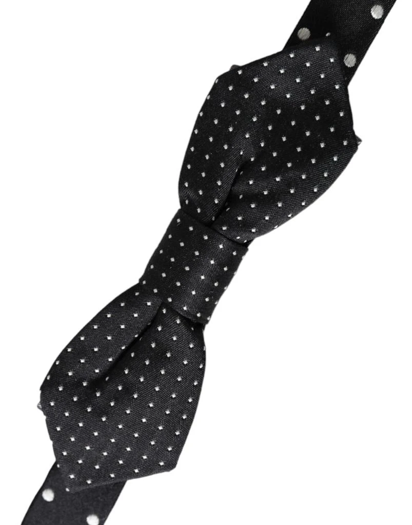 Dolce 
Gabbana Silk Polka Dot Adjustable Neck Men Papillon Bow Men
s Tie 2