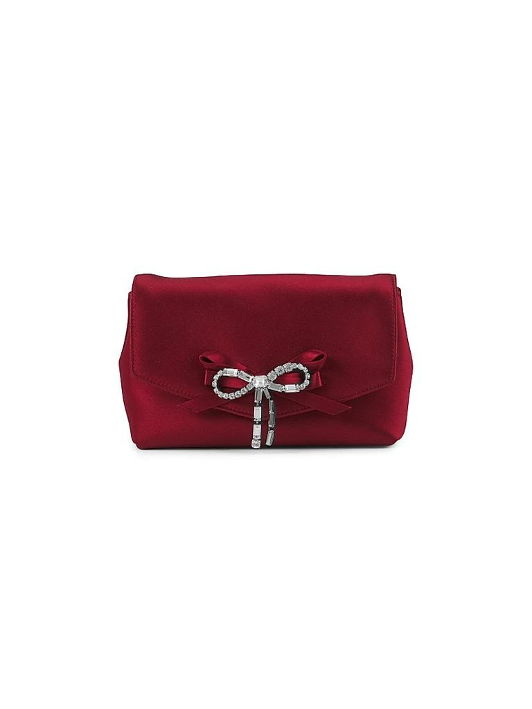 Jimmy Choo Mini Bow Satin Crossbody Bag