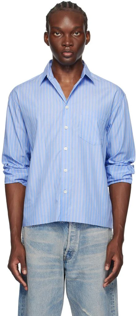 John Elliott Blue Hemi Shirt 1