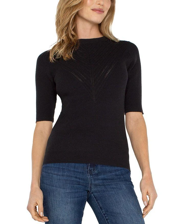 Liverpool Los Angeles Elbow Sleeve Crewneck Sweater 3