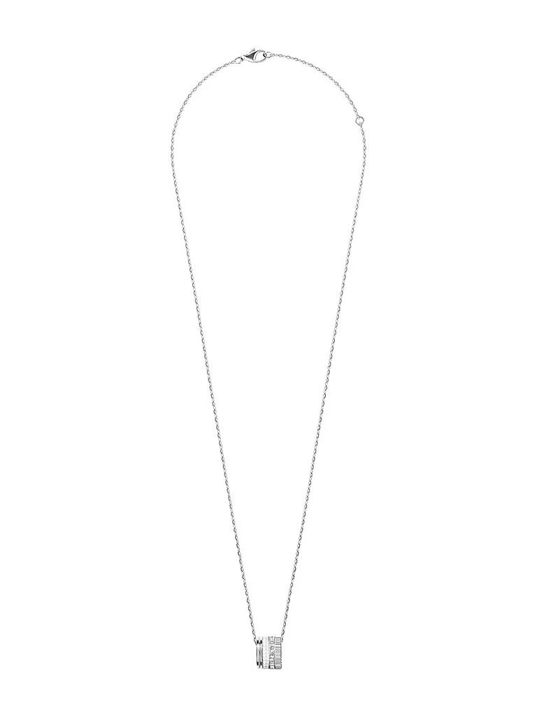Boucheron Quatre White Edition 18K White Gold, HyCeram & 0.24 TCW Diamond Pendant Necklace 3